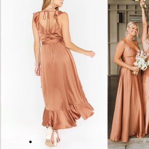 Show me your mumu Samantha Ruffle Wrap dress